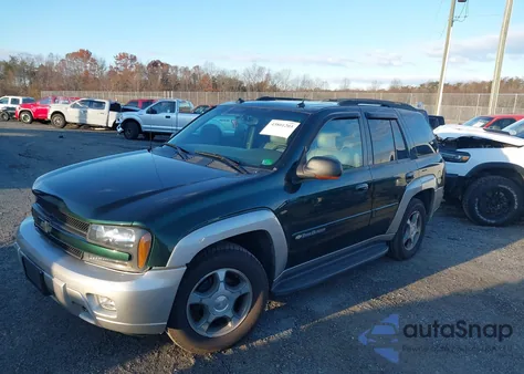 2004 Chevrolet Trailblazer Lt from USA, damaged, VIN 1GNDT13S242284339